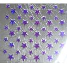 50 Buegelpailletten Sterne Mix  holo lila